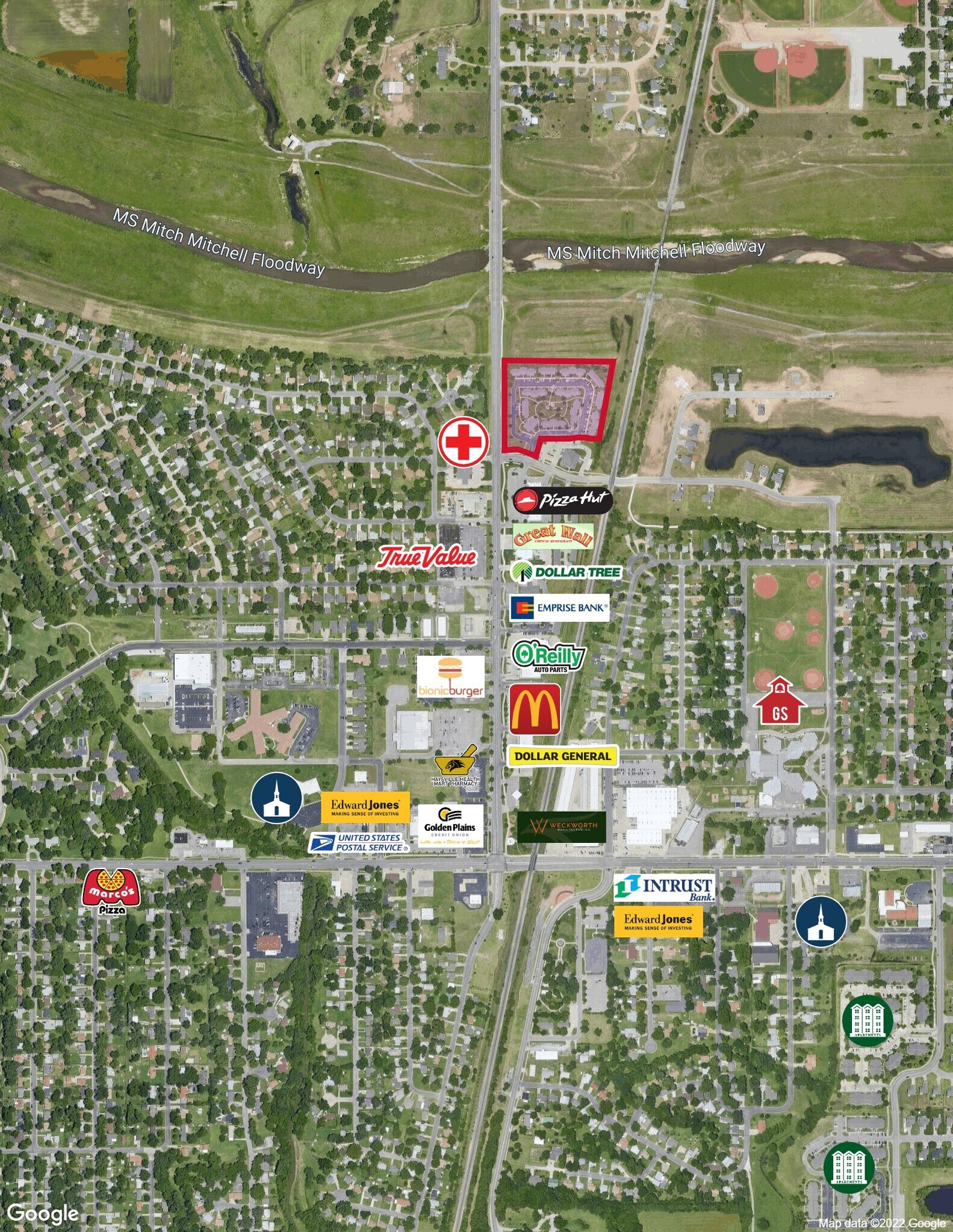 120 E Karla, Haysville, KS 67060 Main Street Place