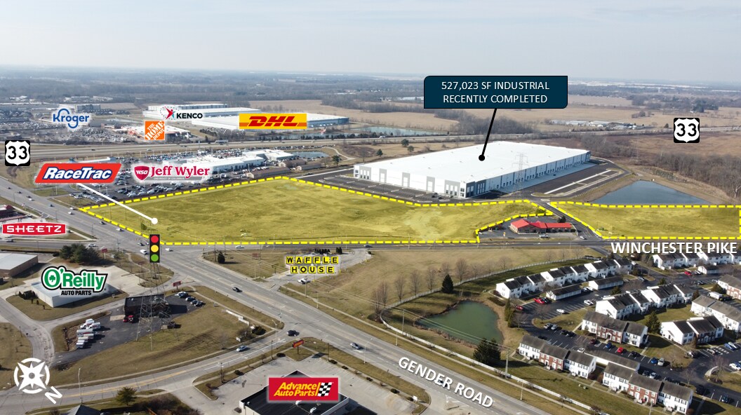 Winchester Pike, Canal Winchester, OH for sale Aerial- Image 1 of 4