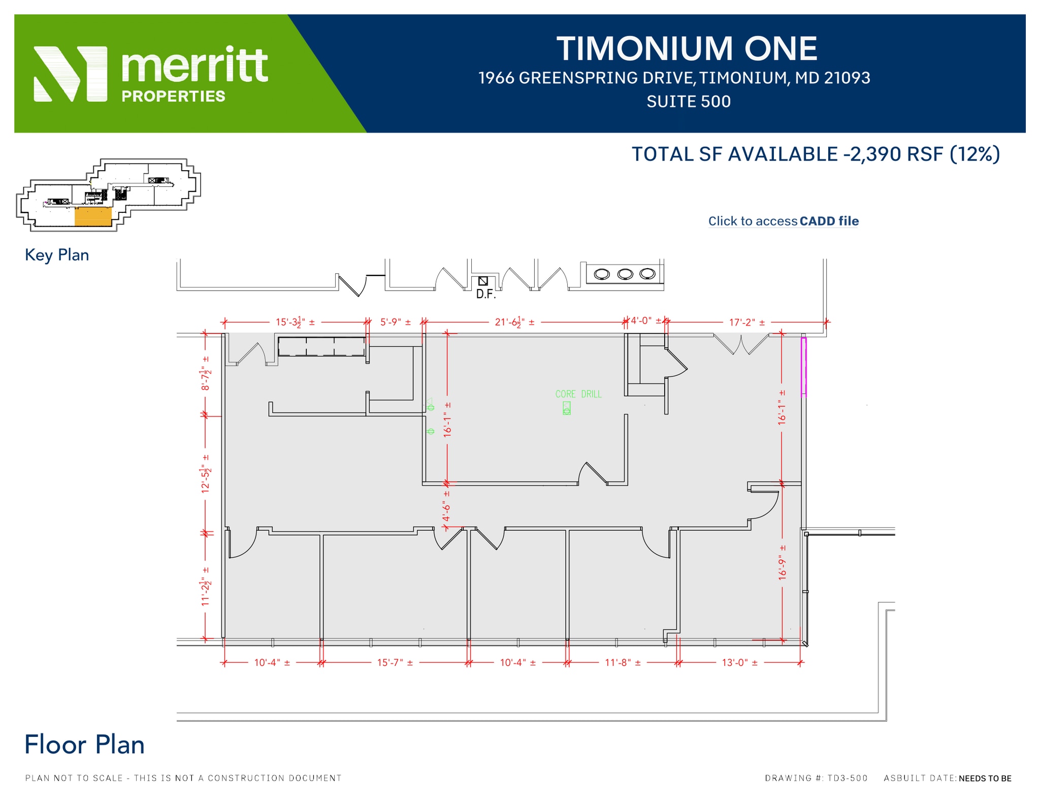 1966 Greenspring Dr, Timonium, MD for lease Floor Plan- Image 1 of 1