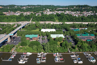 600 Waterfront Dr, Pittsburgh, PA - aerial  map view