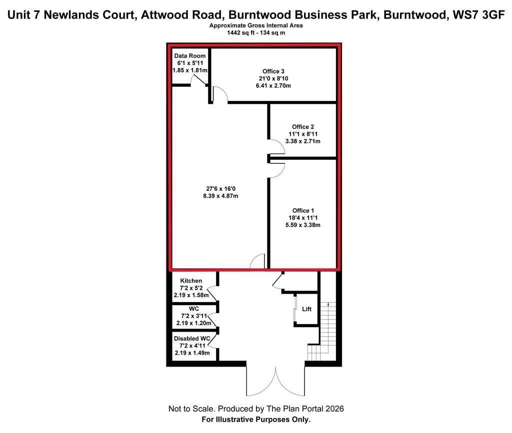 Attwood Rd, Burntwood for lease Floor Plan- Image 1 of 5