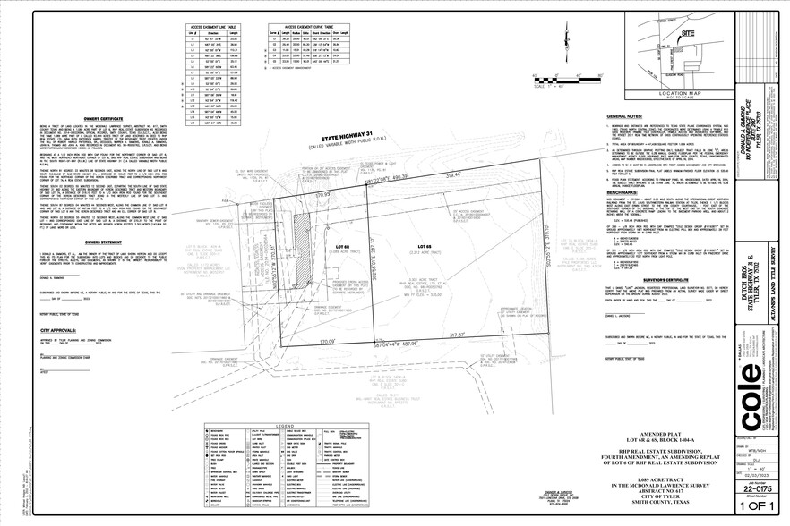 2879 State Highway 31, Tyler, TX for sale - Plat Map - Image 3 of 3