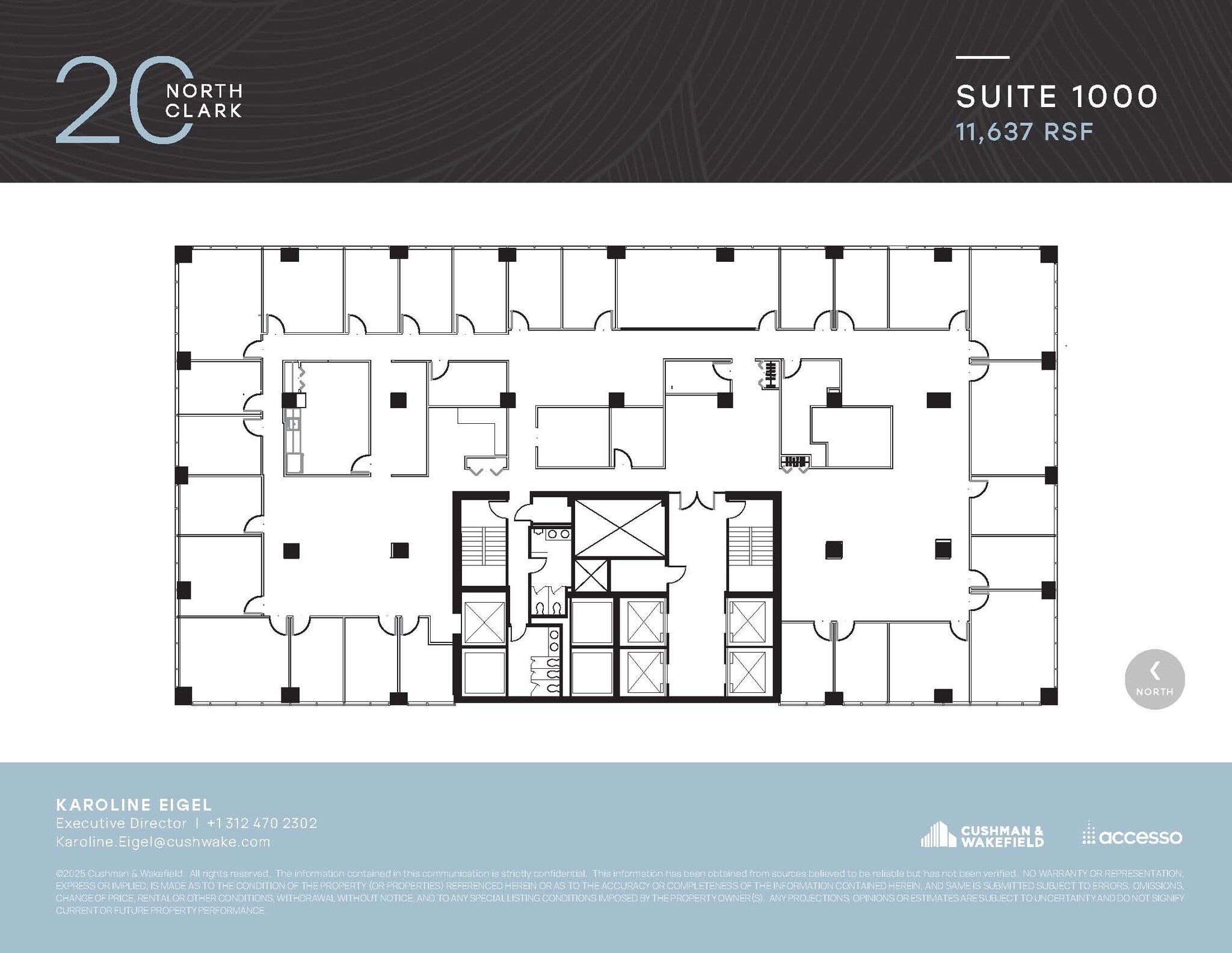 20 N Clark St, Chicago, IL for lease Floor Plan- Image 1 of 1