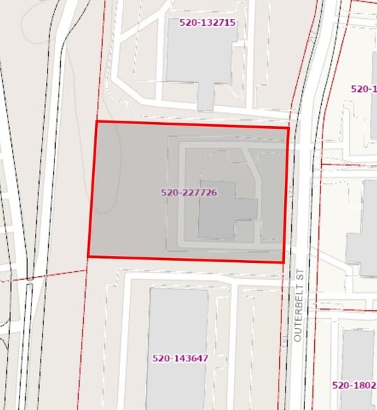 175 Outerbelt St, Columbus, OH for lease - Plat Map - Image 3 of 3