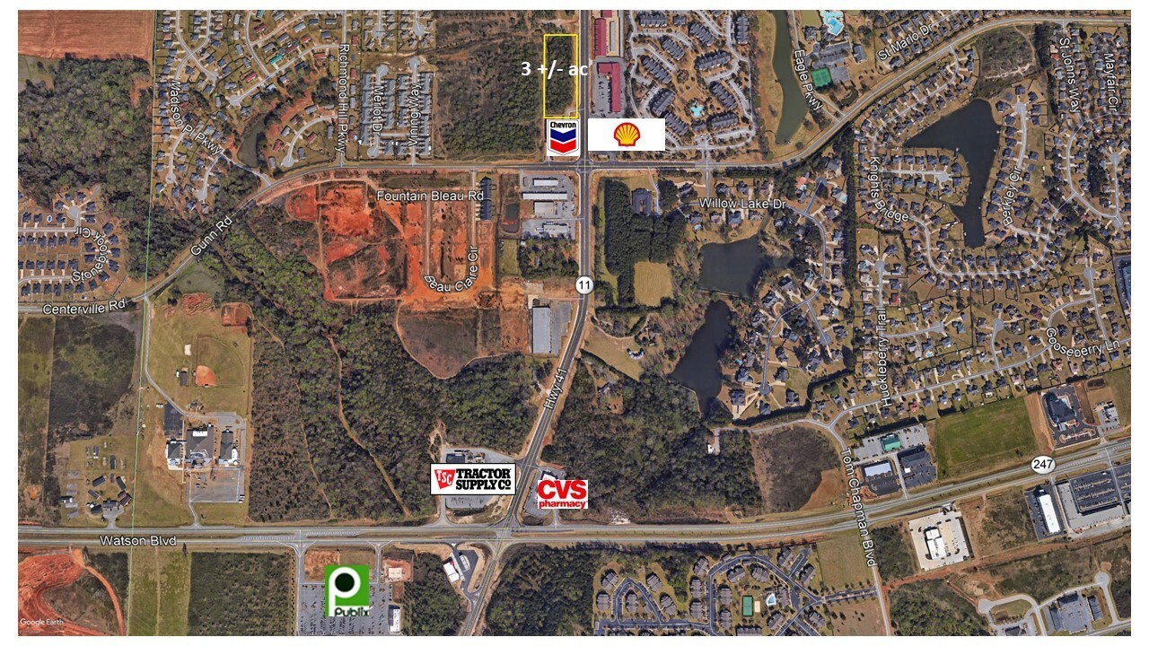 901 Gunn Rd, Byron, GA for sale Aerial- Image 1 of 1