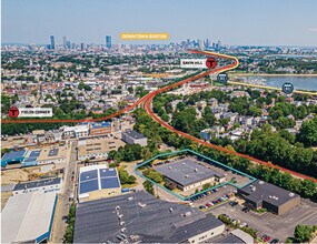 50B Park St, Dorchester, MA - AERIAL  map view