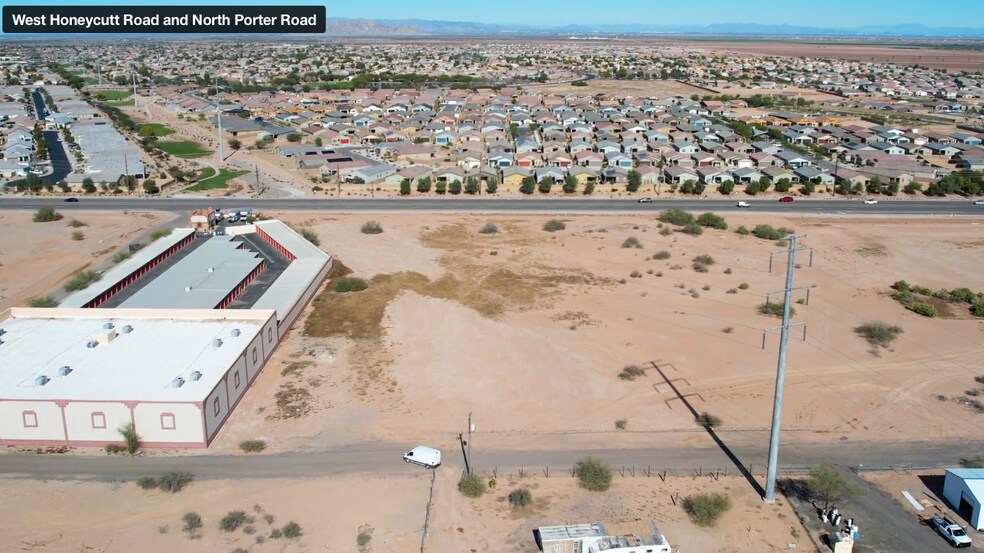 SE Honeycutt Rd & Porter Rd, Maricopa, AZ for sale - Aerial - Image 1 of 1