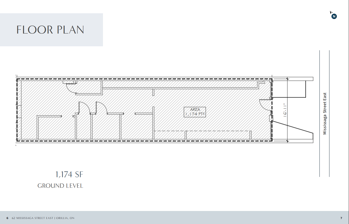 62 Mississaga St E, Orillia, ON for lease Floor Plan- Image 1 of 1