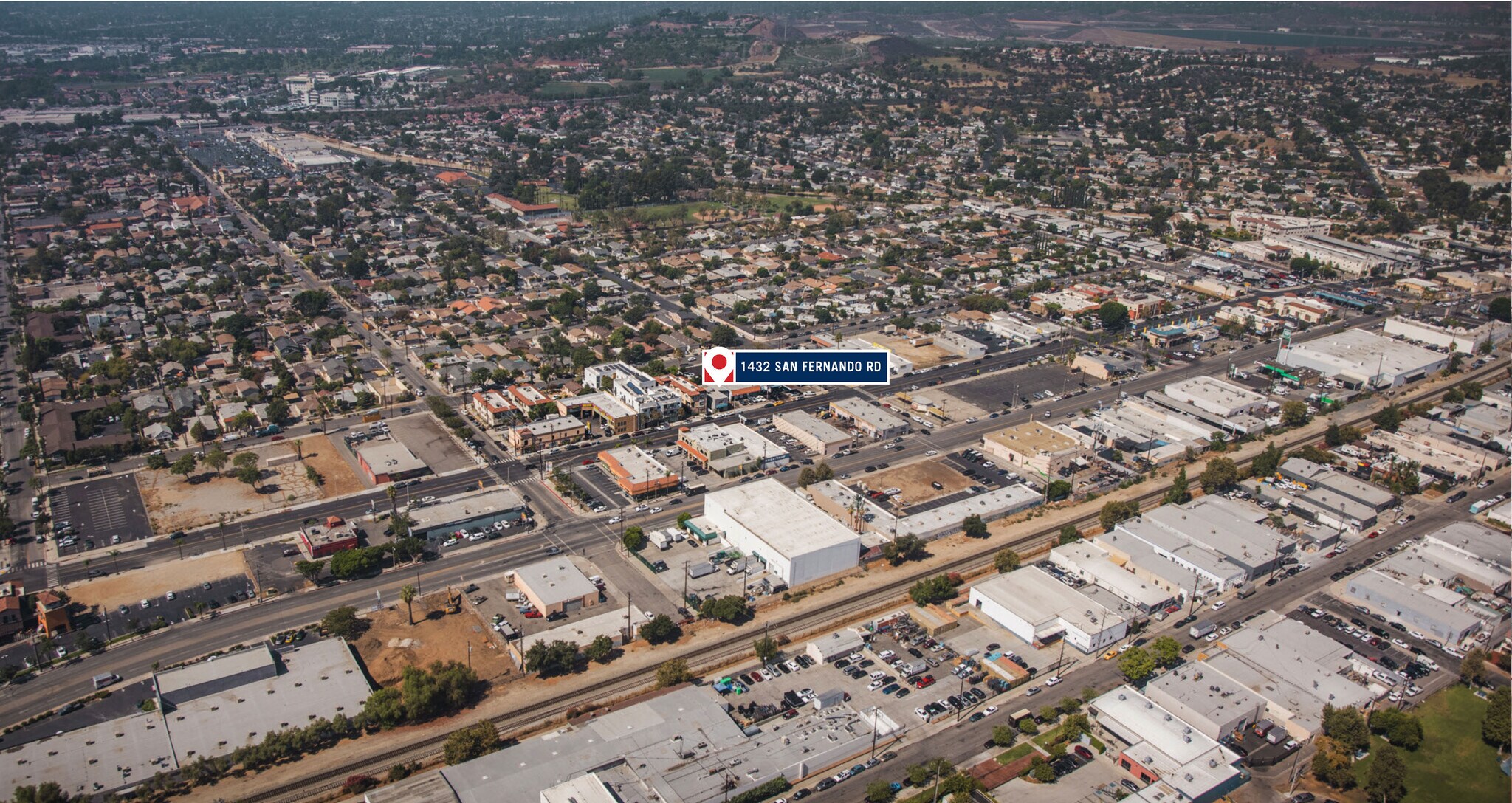 1432 San Fernando Rd, San Fernando, CA for sale Aerial- Image 1 of 1