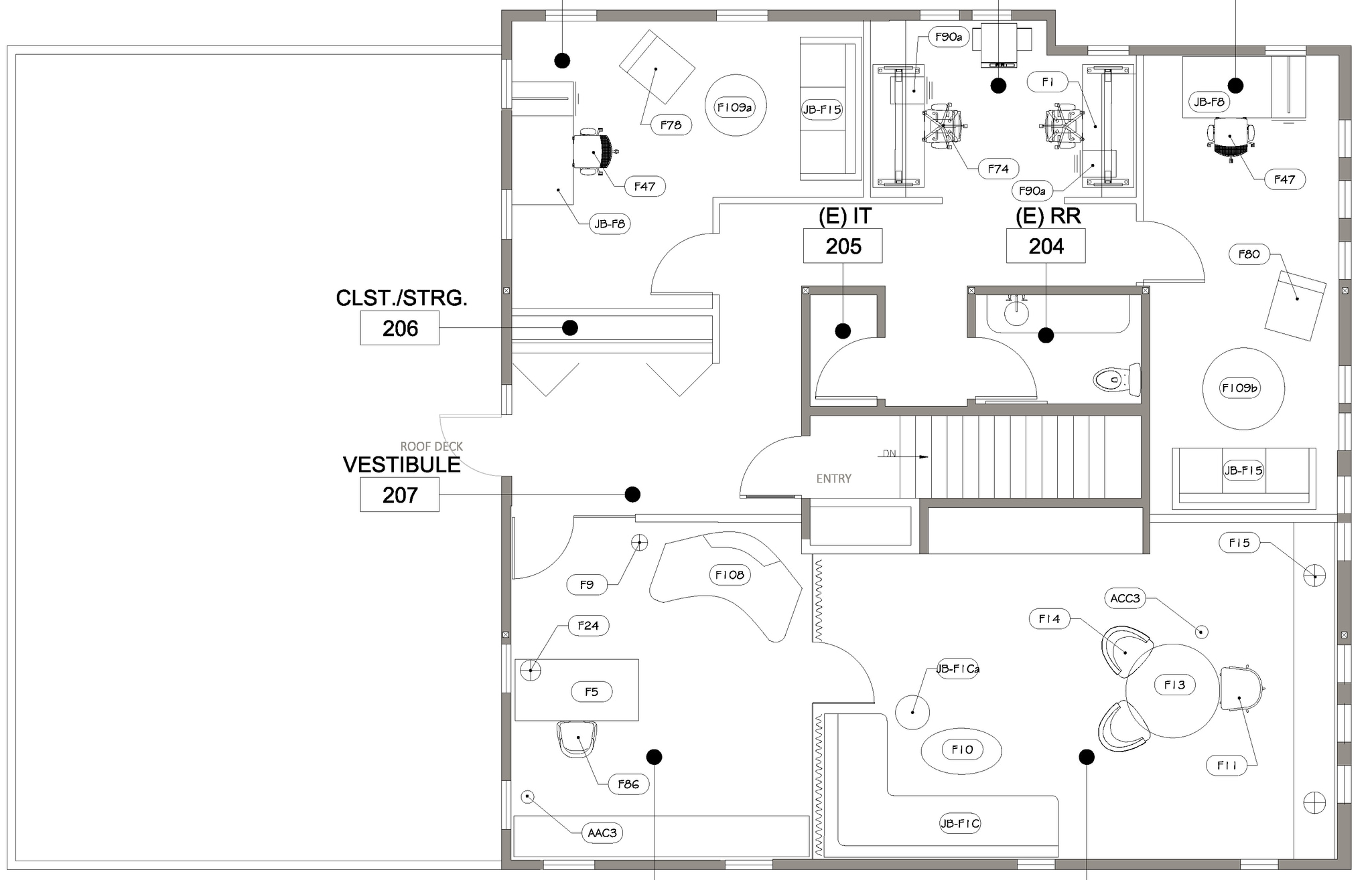 729-733 Seward St, Los Angeles, CA for lease Floor Plan- Image 1 of 2