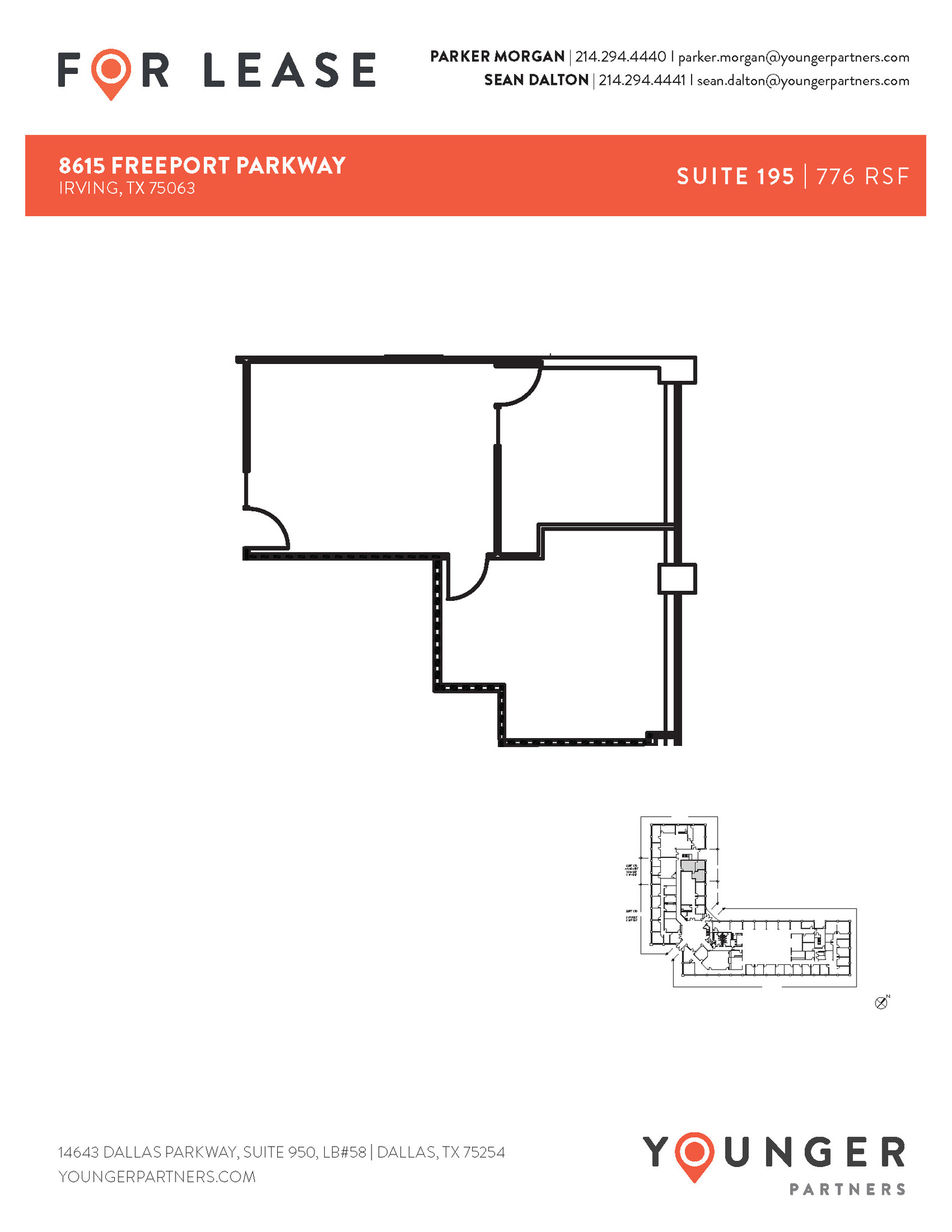 8615 Freeport Pky, Irving, TX for lease Floor Plan- Image 1 of 2