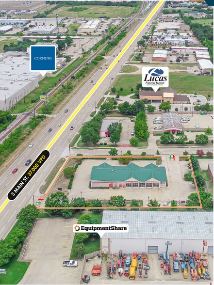 1661 S Main St, Keller, TX for lease - Aerial - Image 3 of 7
