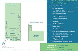 6320 S Sandhill Rd, Las Vegas, NV for lease Floor Plan- Image 1 of 5