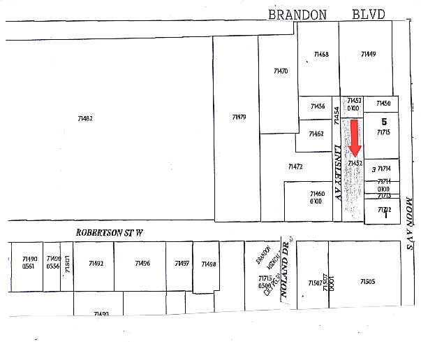 308 W Robertson St, Brandon, FL for sale Plat Map- Image 1 of 1