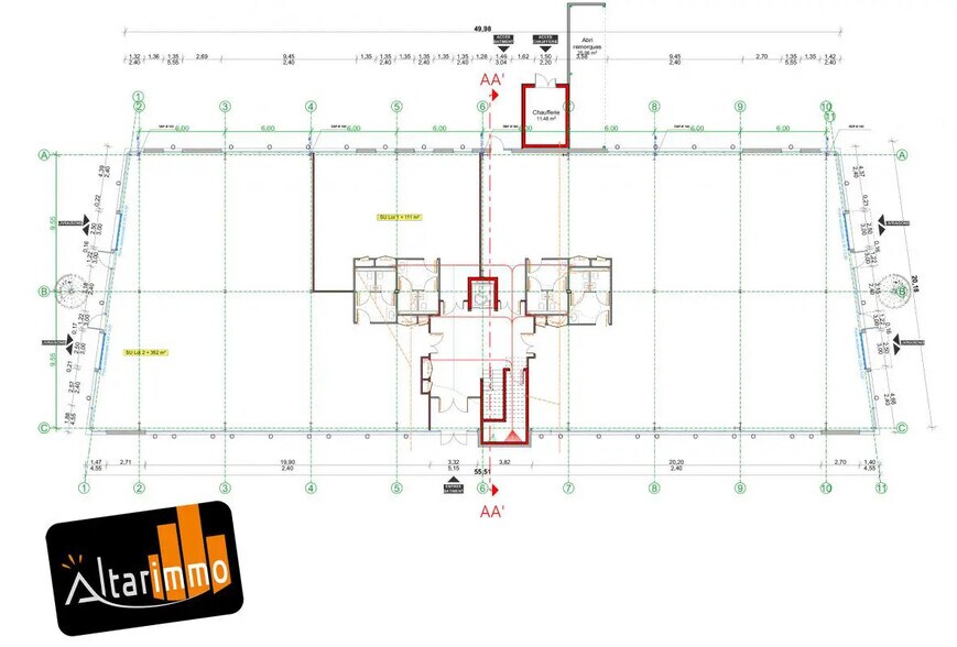 Office in Chartres for lease - Floor Plan - Image 3 of 6