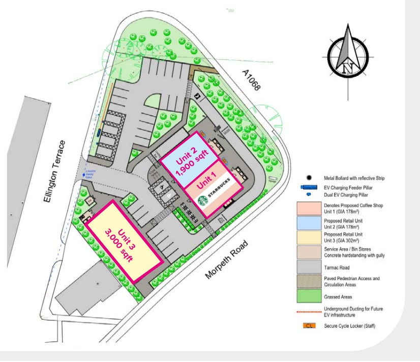 3 Alderwood, Ashington for lease Site Plan- Image 1 of 1