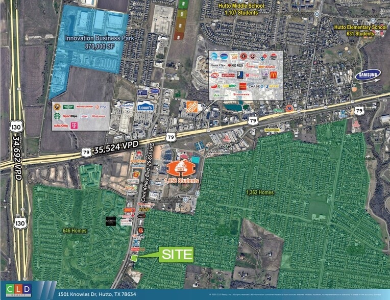 1501 Knowles Dr, Hutto, TX for lease - Site Plan - Image 3 of 4