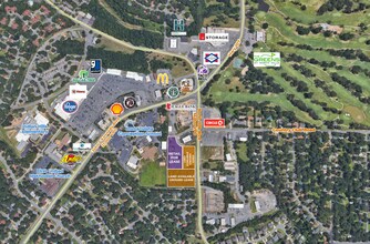 7311 N Hills Blvd, North Little Rock, AR - AERIAL  map view - Image1