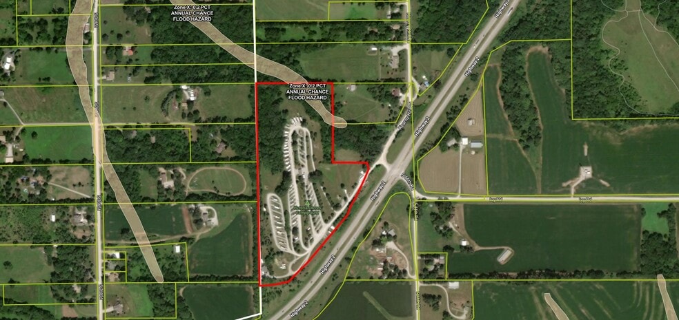 6591 Highway 2, Nebraska City, NE for sale - Aerial - Image 1 of 14