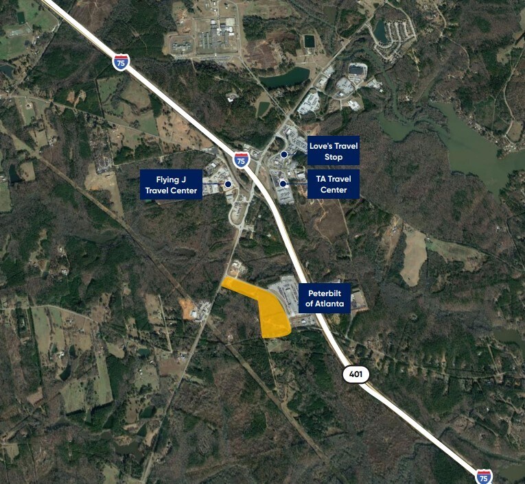 Corner of Van Mar Blvd. & GA - 36 Rd, Jackson, GA for sale Aerial- Image 1 of 1