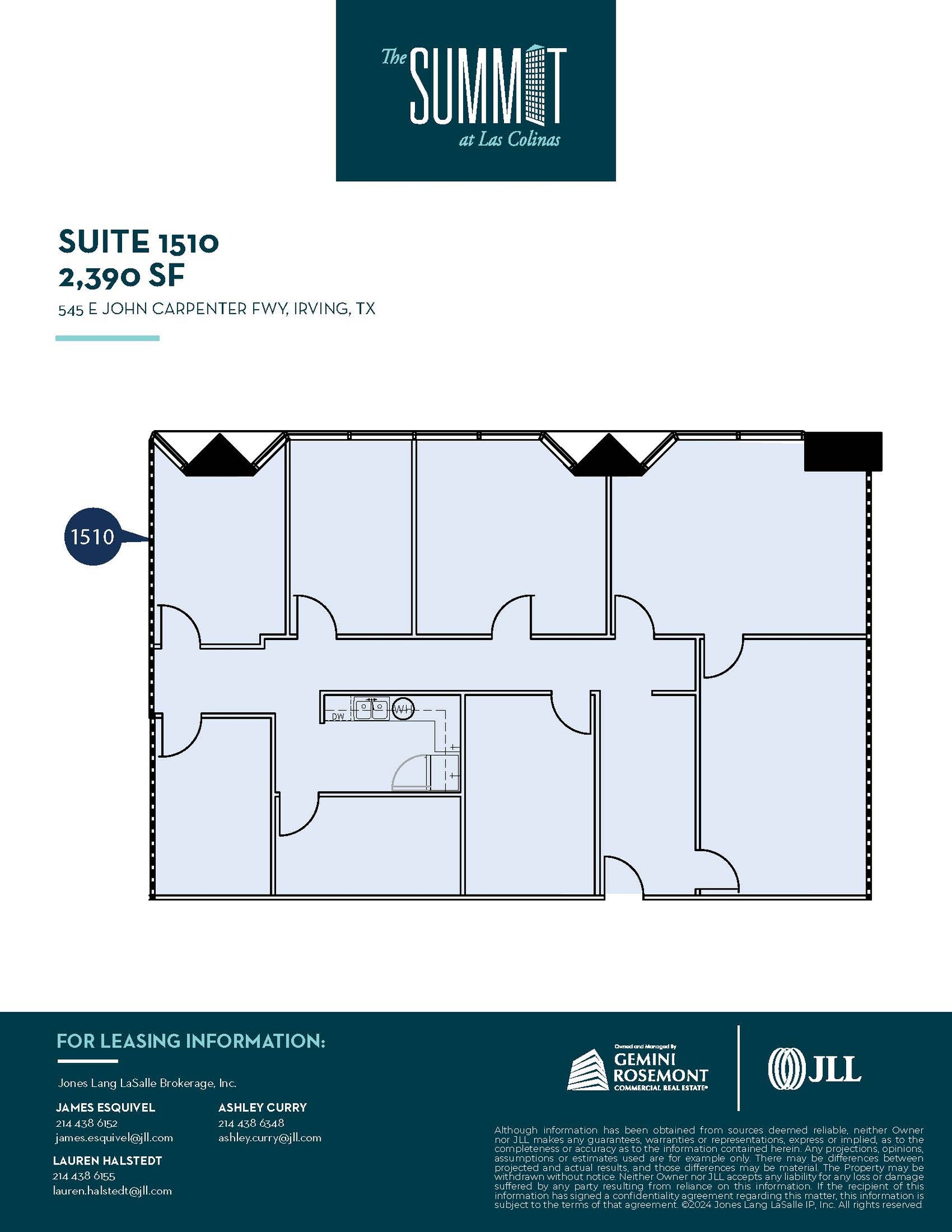 545 E John Carpenter Fwy, Irving, TX for lease Floor Plan- Image 1 of 1
