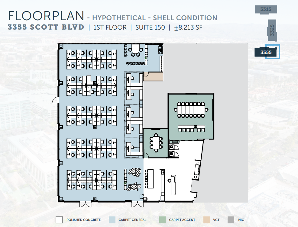 3355 Scott Blvd, Santa Clara, CA for lease Floor Plan- Image 1 of 1