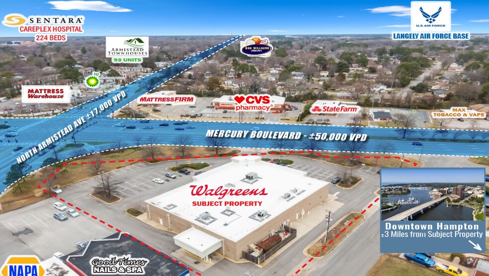 919 W Mercury Blvd, Hampton, VA for sale - Building Photo - Image 3 of 3