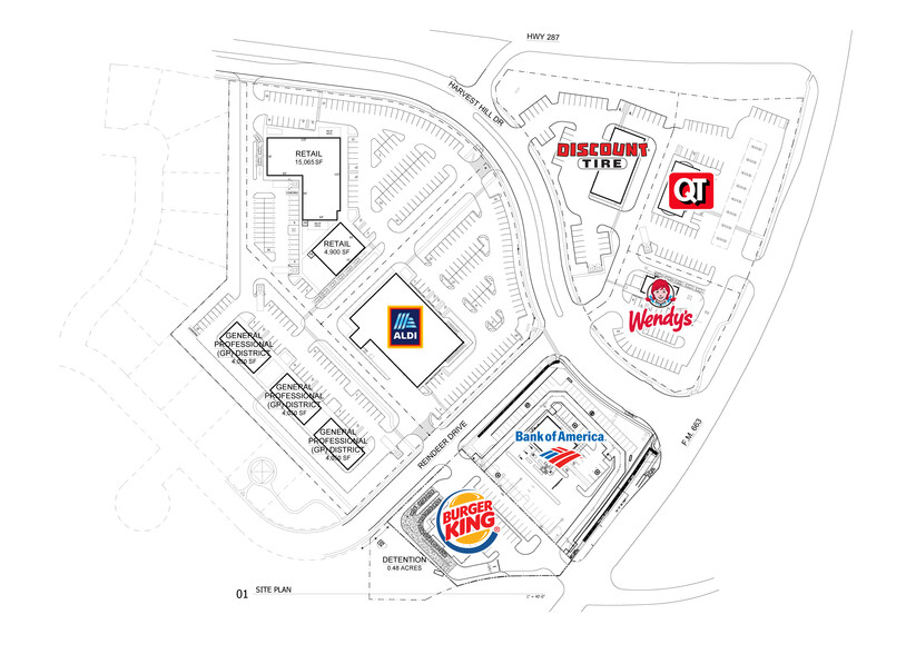 TBD Harvest Hill Dr, Midlothian, TX for sale - Site Plan - Image 1 of 1