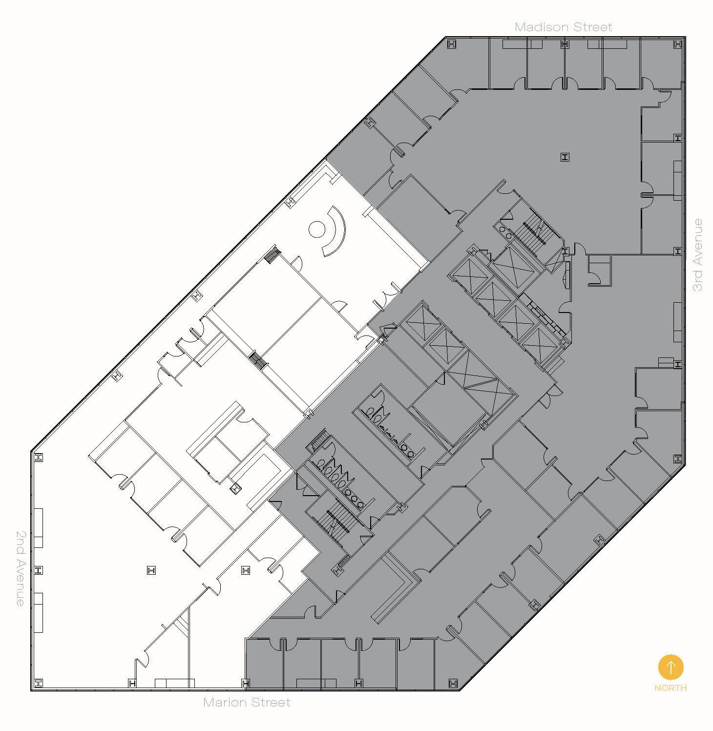 999 3rd Ave, Seattle, WA for lease Floor Plan- Image 1 of 4
