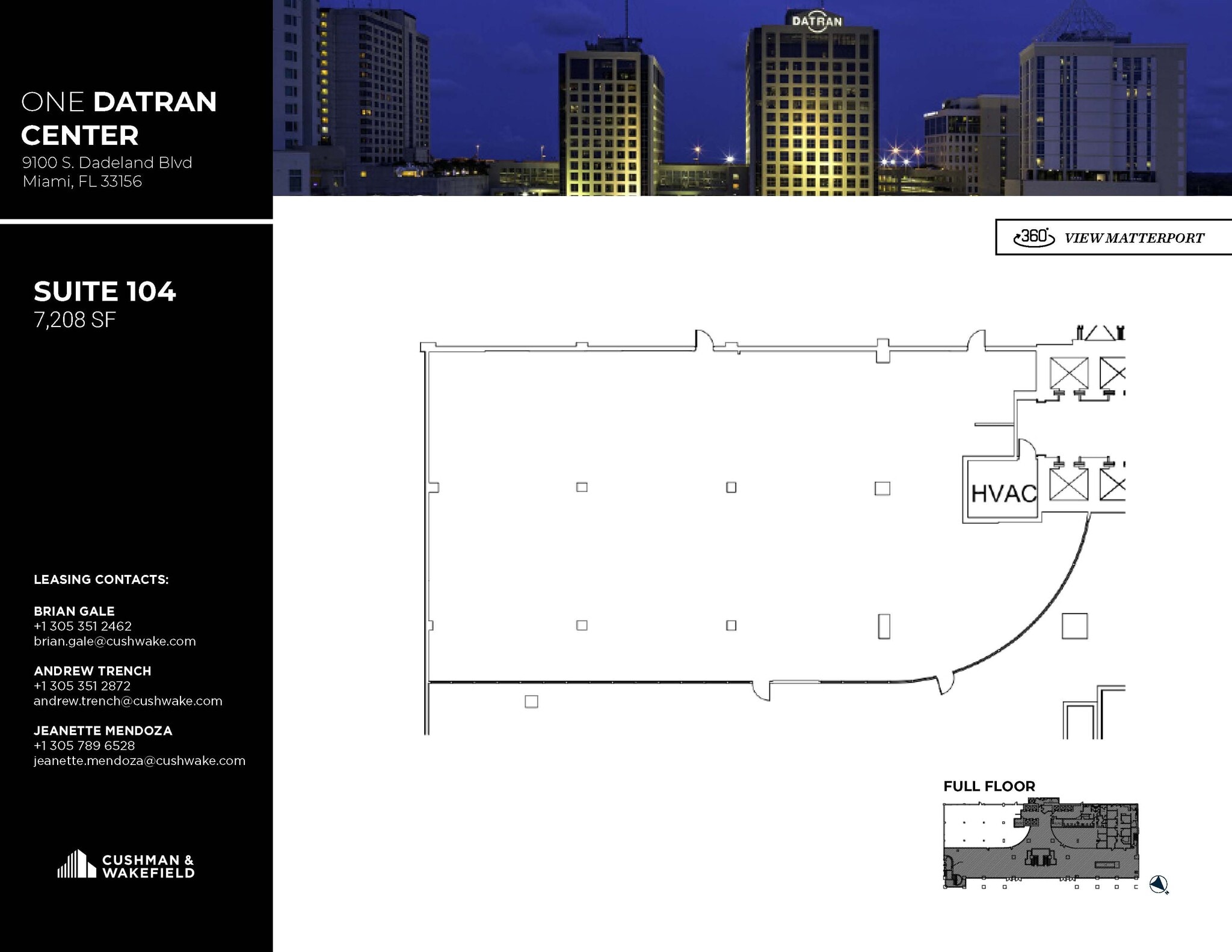 9130 S Dadeland Blvd, Miami, FL for lease Floor Plan- Image 1 of 1