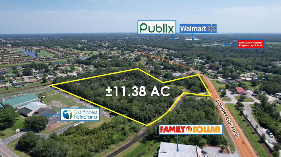 adjacent to Country Club Road, Poinciana, FL for sale - Building Photo - Image 1 of 1