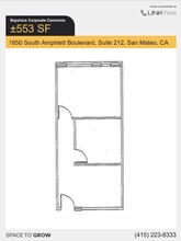 1650 S Amphlett Blvd, San Mateo, CA for lease Floor Plan- Image 1 of 1