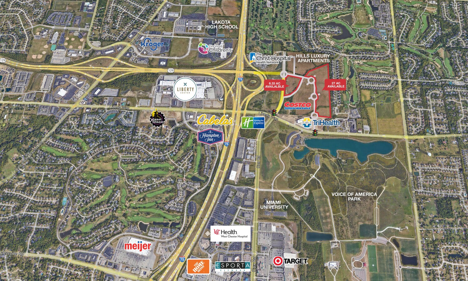 8000 Liberty Way, Liberty Township, OH 45044 Land for Sale