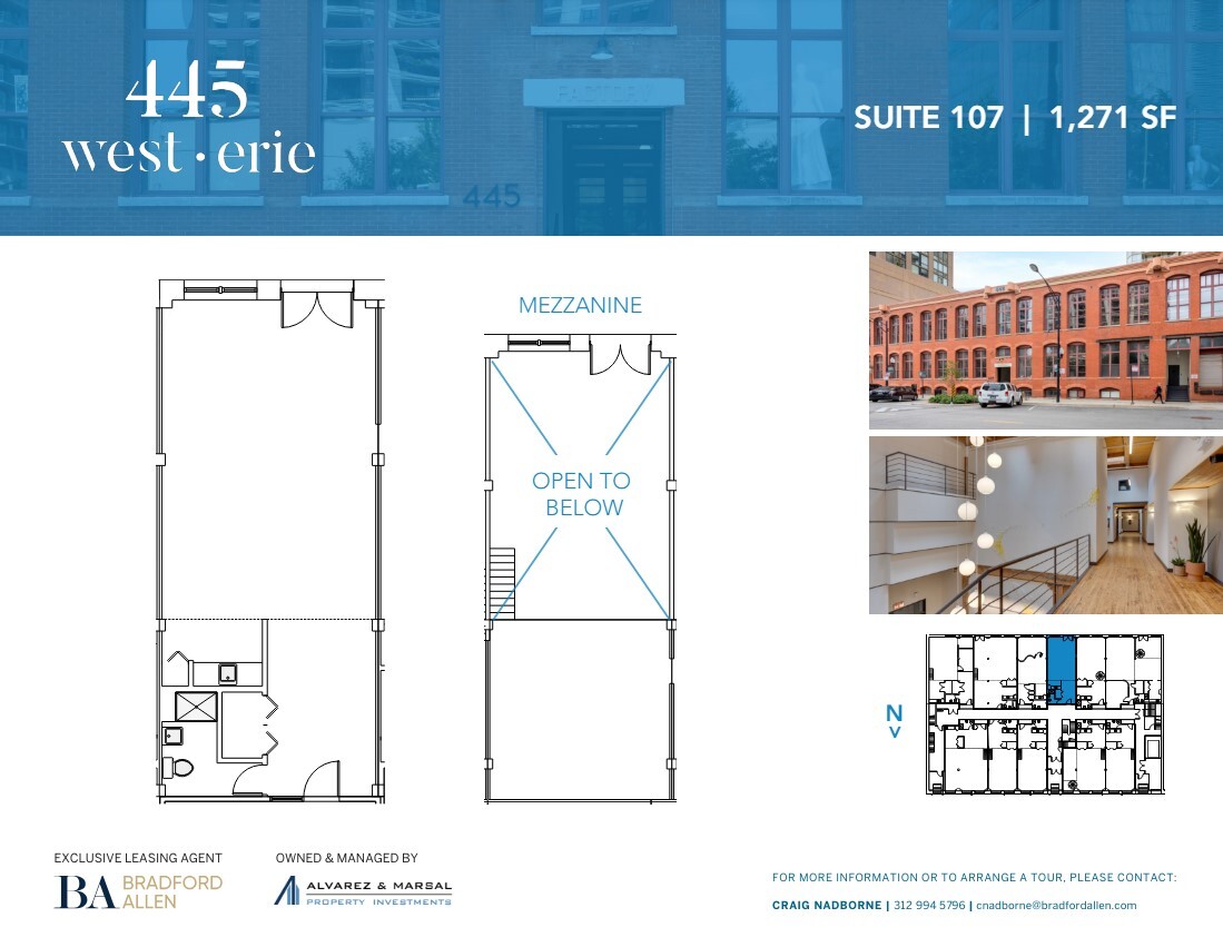 445 W Erie St, Chicago, IL for lease Floor Plan- Image 1 of 6