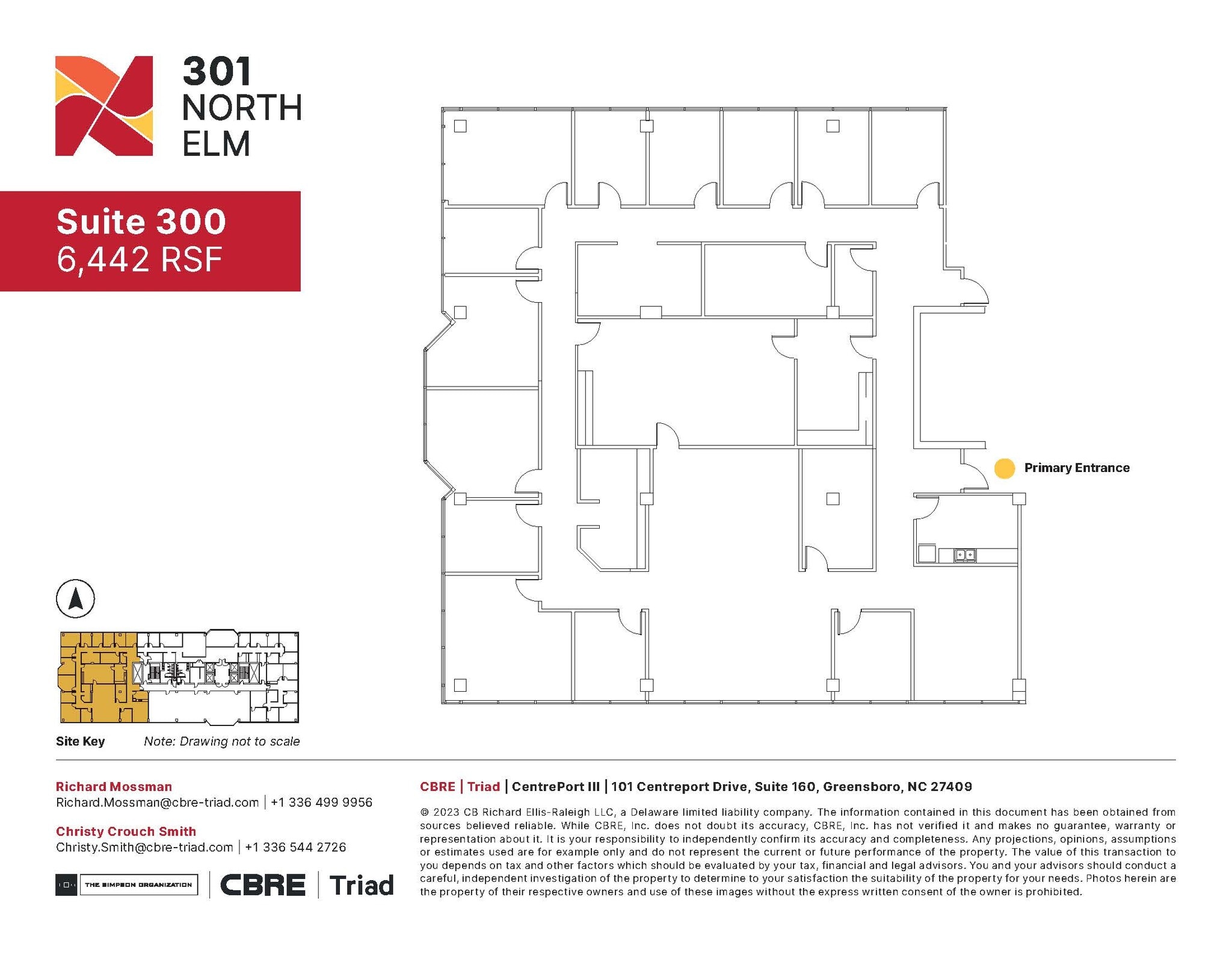 301 N Elm St, Greensboro, NC for lease Floor Plan- Image 1 of 1