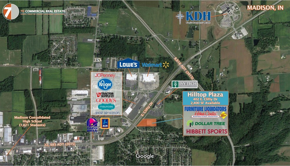 440 E Clifty Dr, Madison, IN for sale - Building Photo - Image 1 of 1