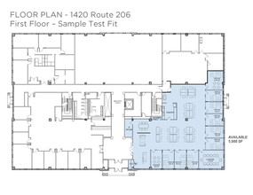 1420 Route 206, Bedminster, NJ for lease Floor Plan- Image 2 of 2