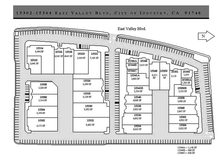 15310-15332 E Valley Blvd, City Of Industry, CA for lease - Other - Image 1 of 2