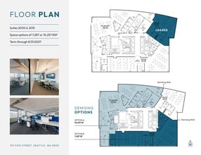 701 Pike St, Seattle, WA for lease Floor Plan- Image 1 of 1