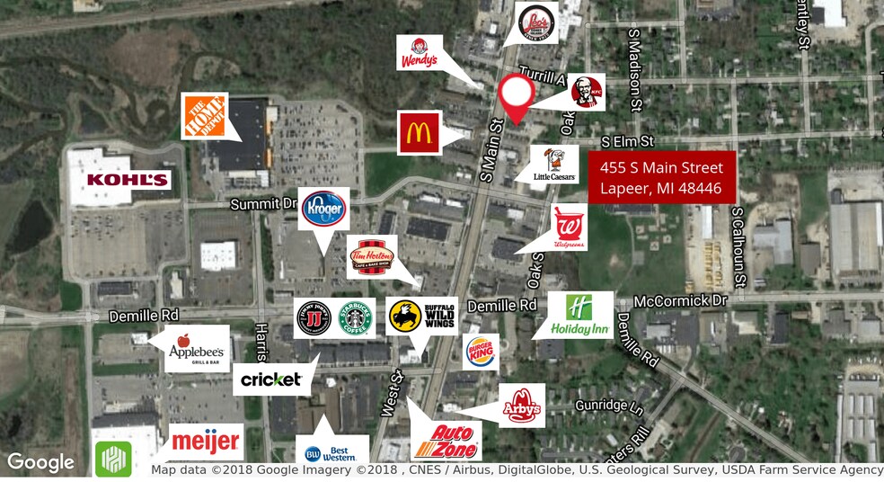 455 S Main St Lapeer Mi 48446 Loopnet Com