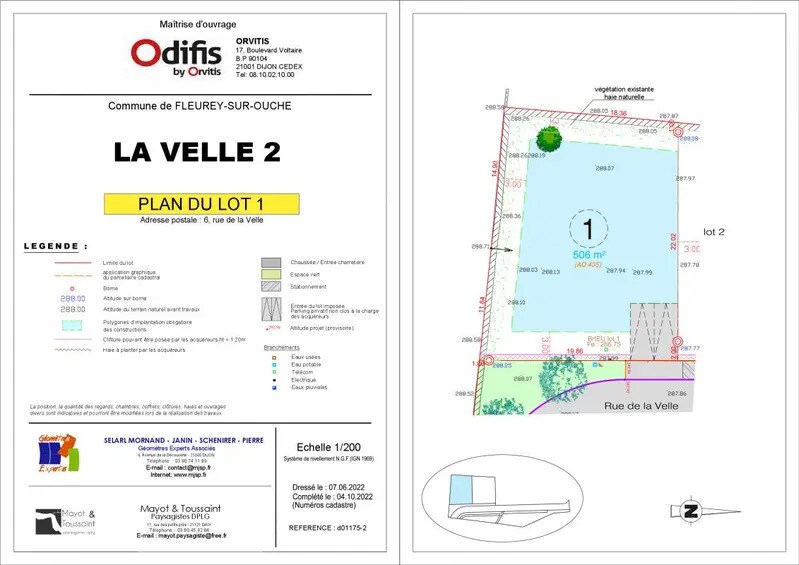 Land in Fleurey-sur-Ouche for sale - Building Photo - Image 2 of 3