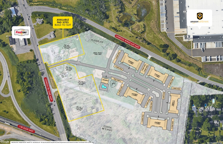 7192 Oswego Rd, Liverpool, NY for sale - Site Plan - Image 1 of 4