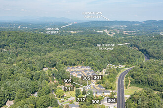 301 Jenna Clare Ln, Asheville, NC - aerial  map view