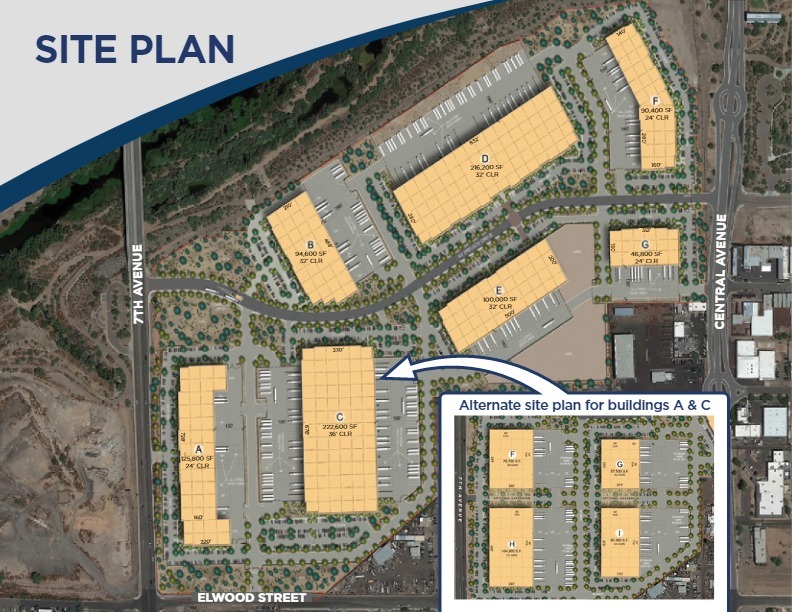 7th & Elwood St, Phoenix, AZ for lease Site Plan- Image 1 of 1