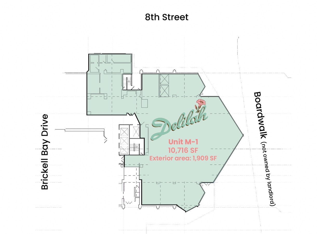 801 Brickell Bay Dr, Miami, FL 33131 - Unit Delilah -  - Floor Plan - Image 1 of 4