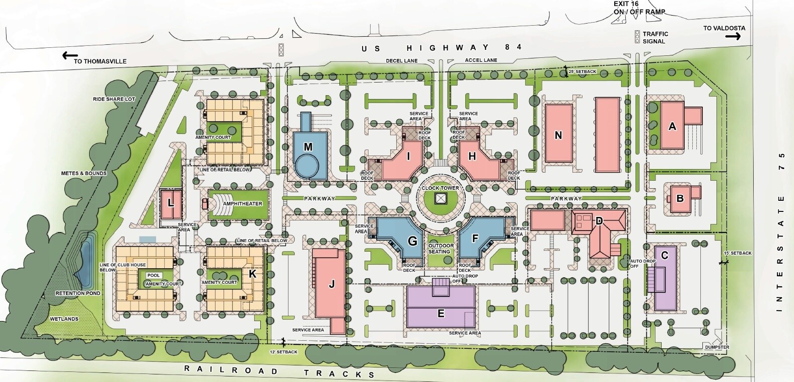 2103 W Hill Ave, Valdosta, GA 31601 35 ACRES, SW Exit 16, I75 & US