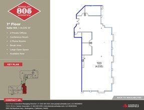 805 Veterans Blvd, Redwood City, CA for lease Floor Plan- Image 1 of 1