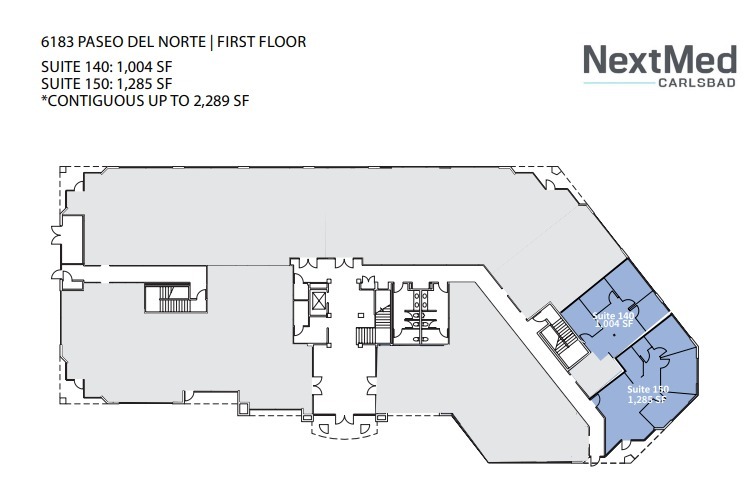 6183 Paseo del Norte, Carlsbad, CA for lease Floor Plan- Image 1 of 1