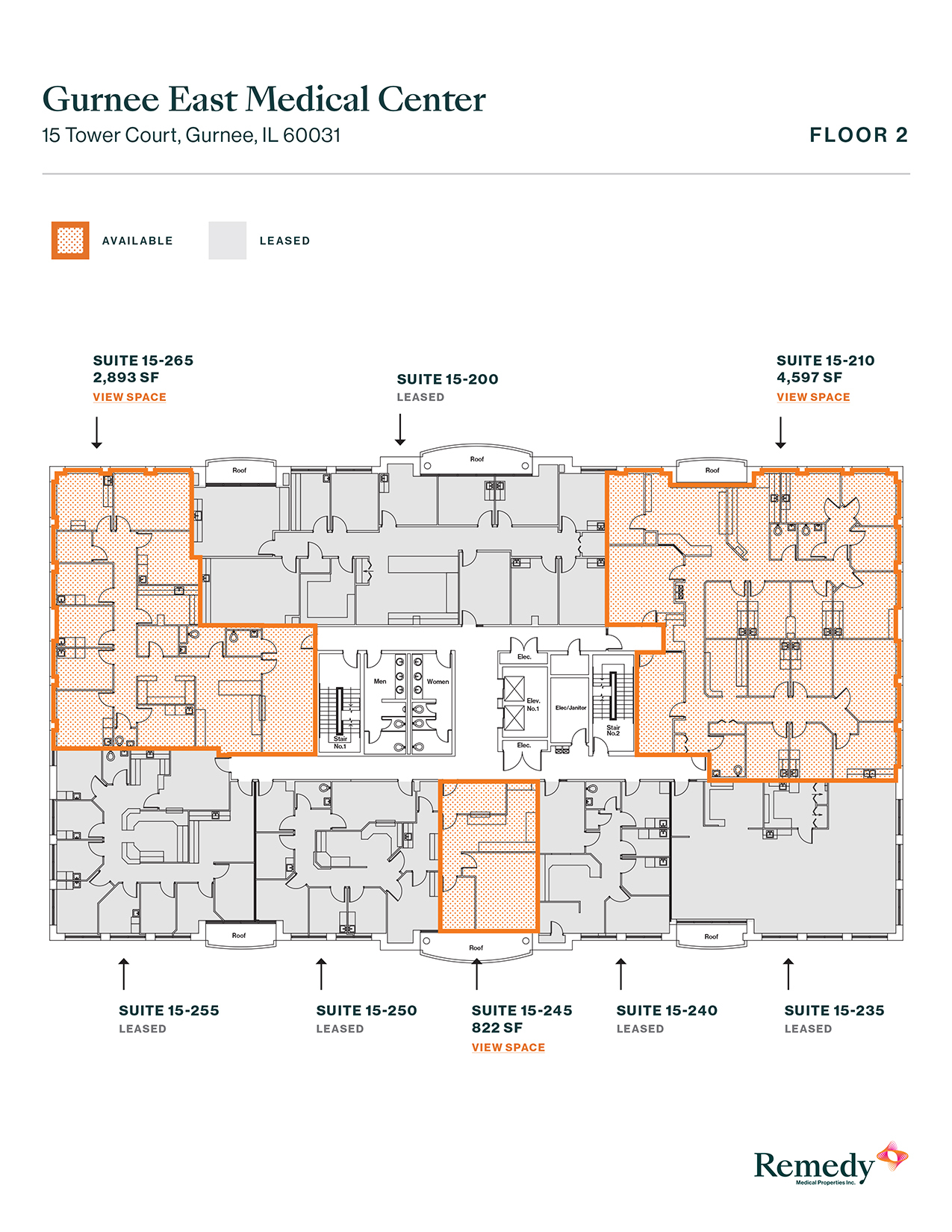 3 S Greenleaf Ave, Gurnee, IL for lease Floor Plan- Image 1 of 1