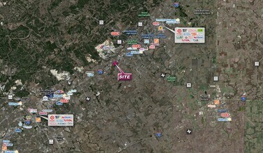 SEC of I-35 & S Solms Rd, New Braunfels, TX - AERIAL  map view